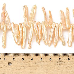 Natürliche Barock Keshi Perlen Stränge&nbsp;PEAR-B004-02A-02B