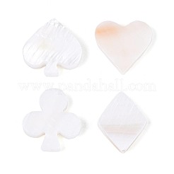 4pcs 4 Arten natürliche Süßwasser-Muschelperlen&nbsp;BSHE-T014-48