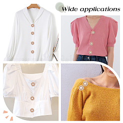 3 Stil Legierung Strass Schaftknöpfe&nbsp;FIND-GF0004-71LG