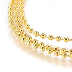 Acier inoxydable balle création de collier de chaîne &nbsp;MAK-L019-01A-G
