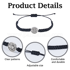 10 verstellbares Gliederarmband aus Legierung&nbsp;BJEW-DC0001-28