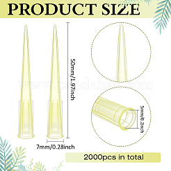 2000 embout de pipette de laboratoire en plastique&nbsp;TOOL-BC0030-45A