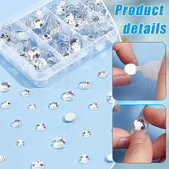 430 pz 5 stili di cabochon in plastica&nbsp;FIND-PH0021-48A