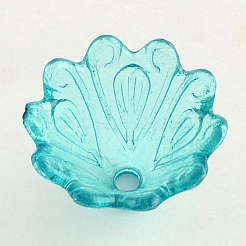 Transparentes bouchons fleur acrylique de perles&nbsp;TACR-Q004-M01