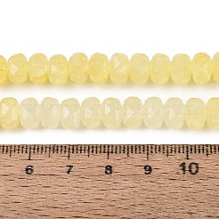 Colliers de perles en verre craquelé imitation jade&nbsp;GLAA-N068-01A-A06