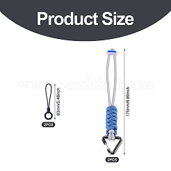 Décorations de pendentifs en corde de polyester&nbsp;HJEW-TADJ0022-01C