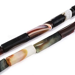 Filo di perline di agata naturale&nbsp;G-N357-05B-01
