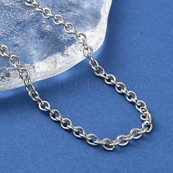 304 Edelstahl-Kabelkettenhalsketten für Frauen und Männer&nbsp;STAS-M102-69P