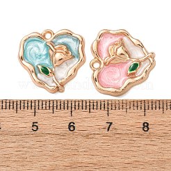 Valentinstag-Email-Anhänger aus Legierung&nbsp;FIND-K030-09G