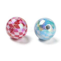 Placage uv perles acryliques irisées arc-en-ciel&nbsp;OACR-O008-02A