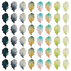 64pcs 8 Farben handgemachte Bunte Malerei-Anhänger&nbsp;LAMP-TA0001-82