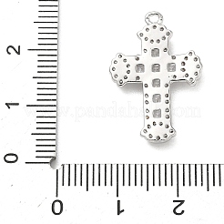 Pendentifs avec zircon cubiques à micro-pavés en laiton&nbsp;KK-P342-15P-02