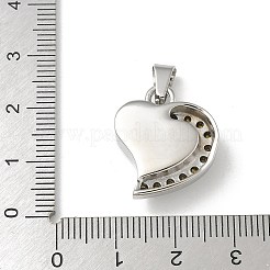 Colgantes de rhinestone de acero inoxidable 304&nbsp;STAS-R139-02P