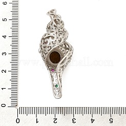 Natürlichen Tigerauge Anhänger&nbsp;G-F776-01P-01