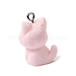 Pendentifs en résine opaque&nbsp;X-RESI-F065-02