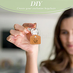 DIY-Kit zur Herstellung eines leeren Schlüsselanhängers&nbsp;DIY-OC0011-02