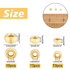 30 pz 3 perline distanziatrici stile 925 in argento sterling&nbsp;STER-PH0001-10
