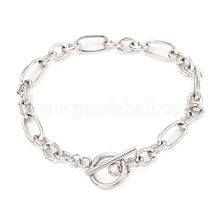 Anlaufgeschützte Unisex-Figaro-Kettenarmbänder aus 304er Edelstahl&nbsp;BJEW-H541-06A-P