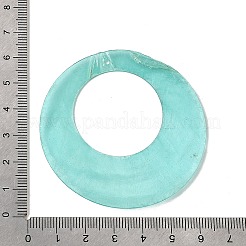 Große Anhänger aus natürlicher Capiz-Muschel&nbsp;SHEL-C009-05