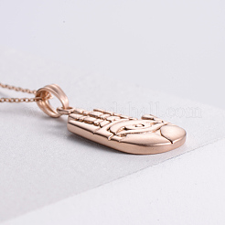 Colliers avec pendentif main de Fatima en acier inoxydable style gothique vintage&nbsp;EA4293
