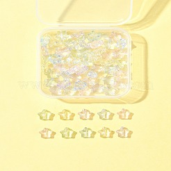 70 Stück 7 Farben Backfarbe transparente Glasperlenstränge&nbsp;DGLA-FS0001-10