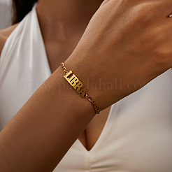 12 bracciali a maglie in acciaio inossidabile 304 costellazioni&nbsp;WG30A6D-10