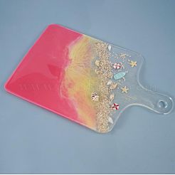 Moules en silicone pour assiette plate à poignée rectangulaire&nbsp;LS-DIY-L021-54