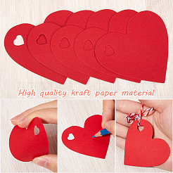 200 x Geschenkanhänger aus Papier in Herzform.&nbsp;CDIS-SP0001-14A
