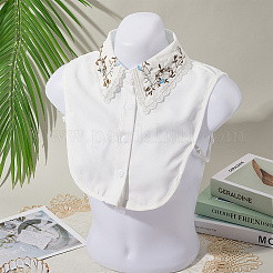 Cuellos de camisa de poliéster desmontables&nbsp;AJEW-WH20816-028