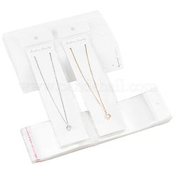 Rechteckige Halsketten-Display-Sets aus Karton und Papier&nbsp;NDIS-NB0001-03