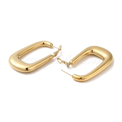 Orecchini a cerchio in acciaio inossidabile 304 con placcatura a cremagliera per donna&nbsp;EJEW-Z026-33G