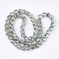 Perlas de vidrio galvanizadas&nbsp;EGLA-T016-01-B03