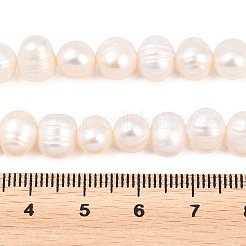 Natürliche kultivierte Süßwasserperlenperlenstränge&nbsp;PEAR-D003-01C-03