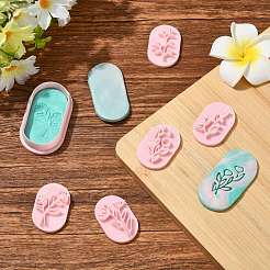 6 pieza de moldes de arcilla para sellos en forma de hoja&nbsp;ST-CJ0043-093