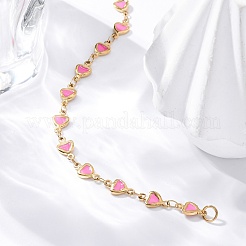 Braccialetti a maglie in acciaio inossidabile placcato ionico (ip) 304&nbsp;BJEW-I274-36A