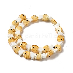 Chapelets de perles vernissées manuelles&nbsp;LAMP-G154-07C