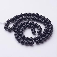 Natur Mashan Jade runde Perlen Stränge&nbsp;G-D263-6mm-XS32