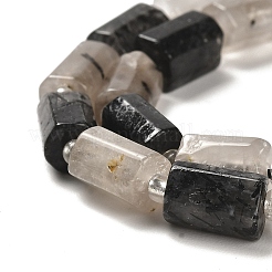 Natur schwarz Rutilquarz Perlen Stränge&nbsp;G-N327-06-30