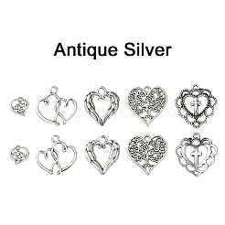 50 pz 5 stili pendenti in lega di stile tibetano&nbsp;FIND-YW0004-61