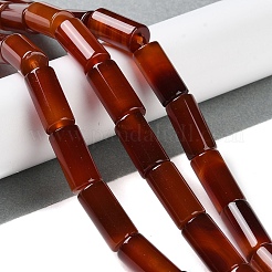 Fili di perline agata rosso naturale&nbsp;G-NH0019-A03-02
