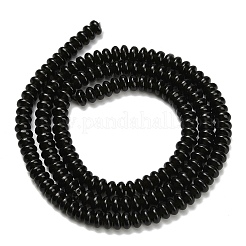 Natürliche Eis Obsidian Perlen Stränge&nbsp;G-L635-A11-4x2mm-02
