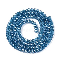 Chapelets de perles en verre électroplaqué&nbsp;EGLA-A044-T2mm-A27