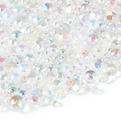 Transparente und undurchsichtige Acrylperle&nbsp;OACR-TAC0002-08E