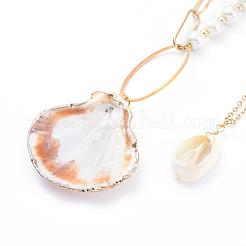 Ensemble de colliers et pendentifs en coquillage&nbsp;NJEW-JN02774