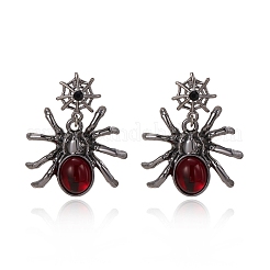 Aretes de rhinestone de aleación&nbsp;WG15A7C-01
