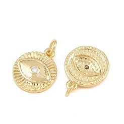Colgante micropavé cubic zirconia de latón&nbsp;CU-CBAB719-05G-B