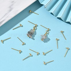 Shegrace Messing-Rundkugel-Ohrstecker-Verschlüsse&nbsp;XGR0050G-38G