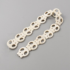 Gefärbten Synthesetürkisfarbenen Perlen Stränge&nbsp;G-WH0030-06D-02