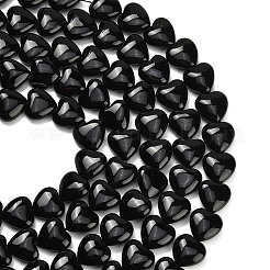 Fili di perline di onice nero naturale&nbsp;G-B178-L01-02