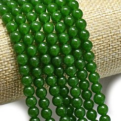 Natürliche Malaysia Jade Perlen Stränge&nbsp;G-L645-C01-6mm-05